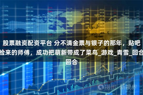 股票融资配资平台 分不清金票与银子的那年，贴吧捡来的师傅，成功把萌新带成了菜鸟_游戏_青雪_回合
